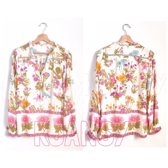 Bohemian Floral Blouse - Picture 8 of 8